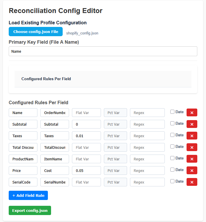Custom Audit Rules Editor