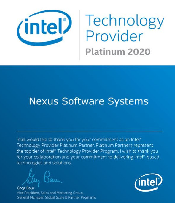 Intel Platinum Technology partners