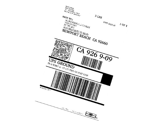 UPS Shipping Label Generator