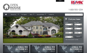 real estate web design